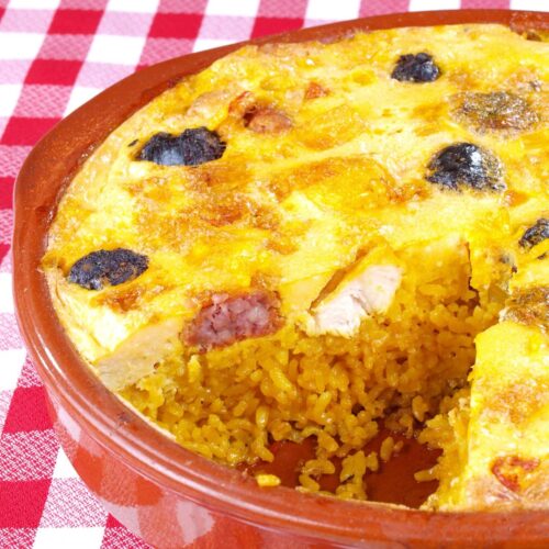 Arroz con costra