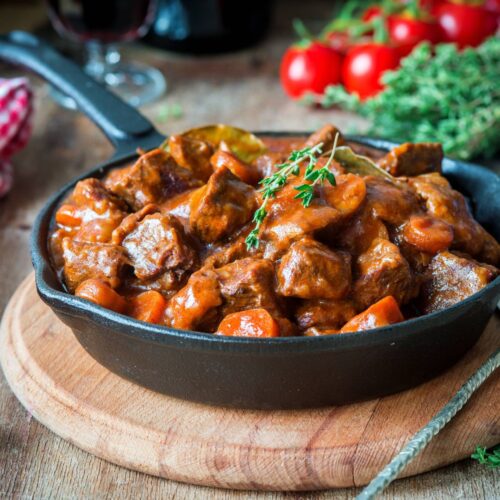 Beef bourguignon