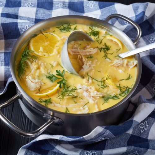 Avgolemono soup