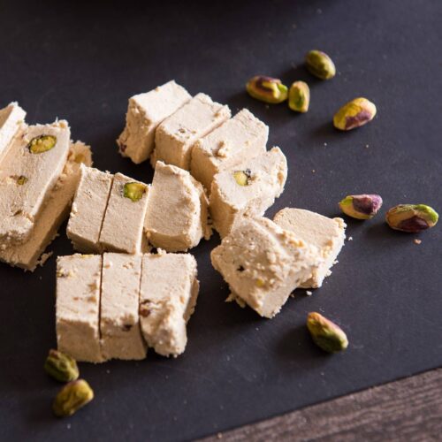 Halva with pistachio