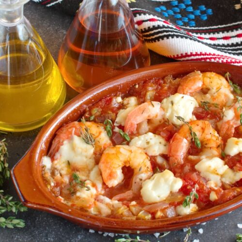 Garides Saganaki