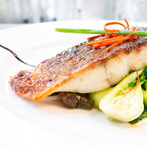Grilled barramundi
