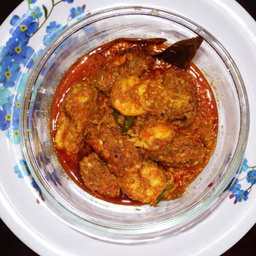 Prawn malai curry