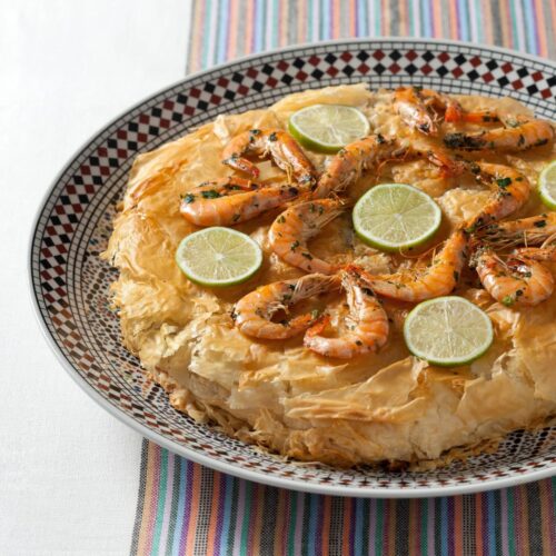 Seafood pastilla