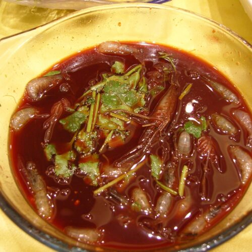 Shanghai's drunken shrimp