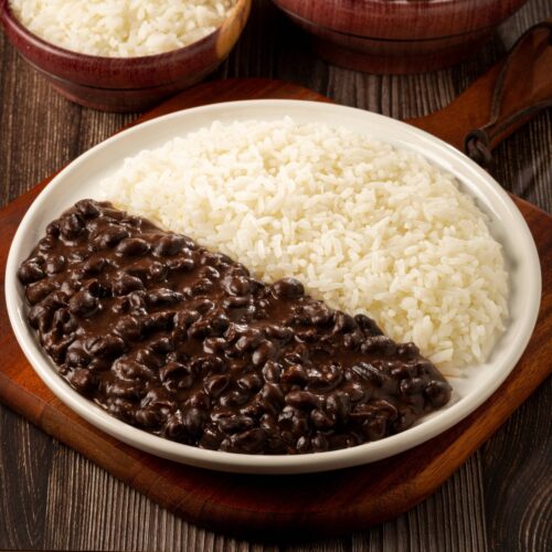 Arroz e feijão