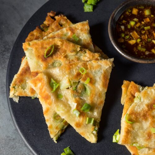 Chinese scalion pancakes