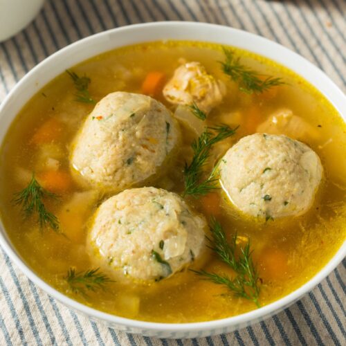 Matzo ball soup