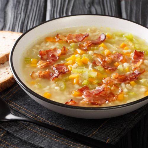 Swiss barley soup