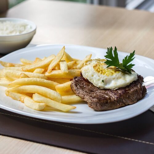 Bife a cavalo