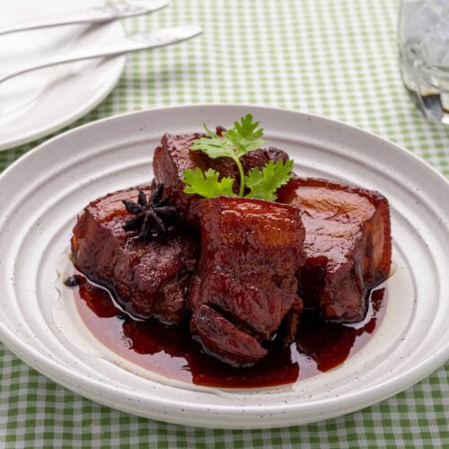 Braised pork belly