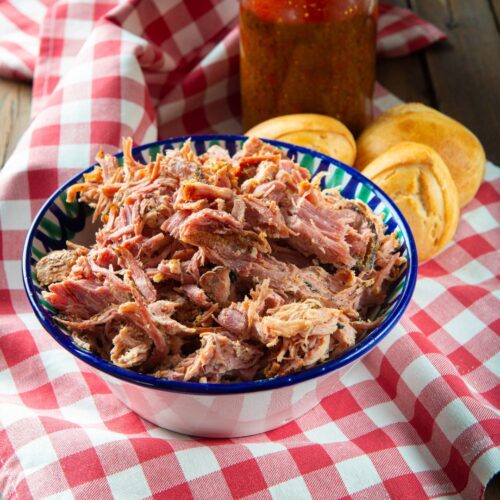 Carolina pulled pork barbecue