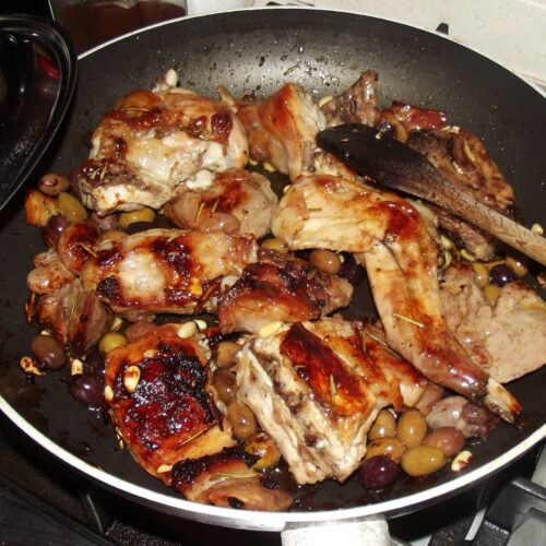 Coniglio alla Ligure