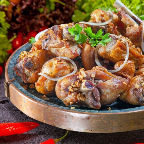 Frango à passarinho