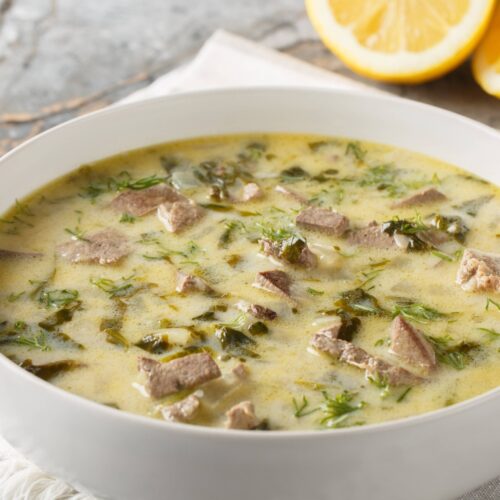 Lamb fricassee