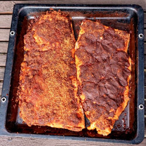Memphis dry rub ribs