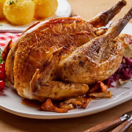 Roast pheasant