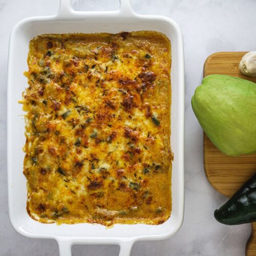 Christophene au gratin