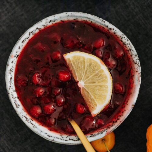 Cranberry sauce