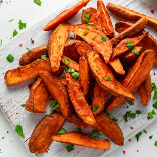 Sweet potato wedges